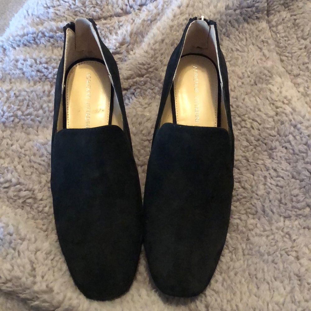 brushed leather shoes